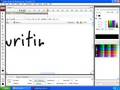 Handwriting flash cs3 tutorial