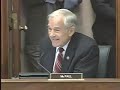 Ron Paul in Hearing on Iran Policy 7/9/08
