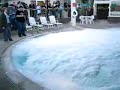 Azote liquide dans une piscine