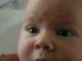 Darius eerste lach op film