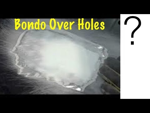 how to patch rust holes with bondo