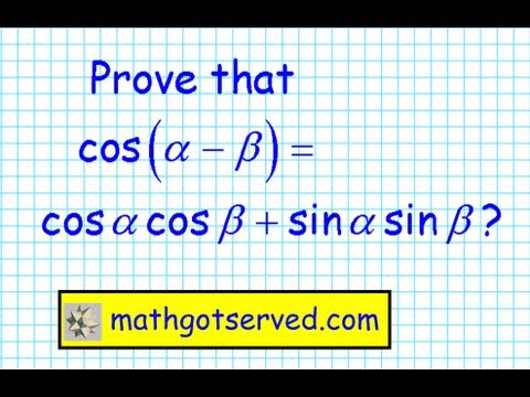how to prove sum and difference identities