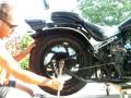 Something is broken,but I can't tell where.Here is me installing the rear tire,final drive unit.pt 2