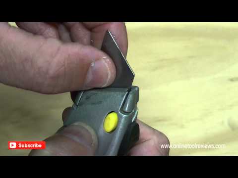 how to snap stanley knife blade
