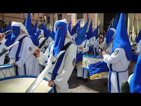 Entrada de Jesús en Jerusalén. Cierre del Domingo de Ramos 2023. Semana Santa Zaragoza
