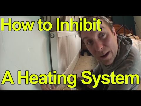 how to drain a gravity fed heating system