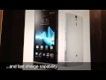 Nya Sony Xperia S kommer att ha ett fläckskydd och snabbladdningsfunktion