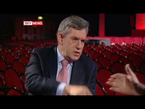 Gordon Brown - End of that interview with Adam Boulton - Thank you Ch4 for the unexpurgated bit ! And thank you Adam Boulton for having the balls to tell him what we all th...