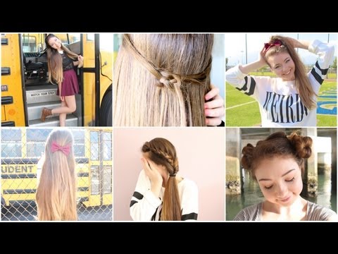 how to quick easy hairstyles