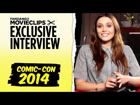 Elizabeth Olsen & Aaron Taylor-Johnson 'Avengers: Age of Ultron' Exclusive Interview: SDCC (2014) HD