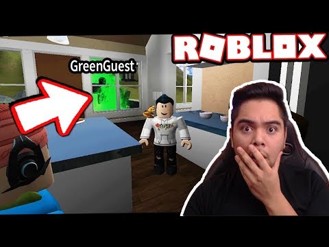 Reacting To The Legend Of The Green Guest Roblox Story