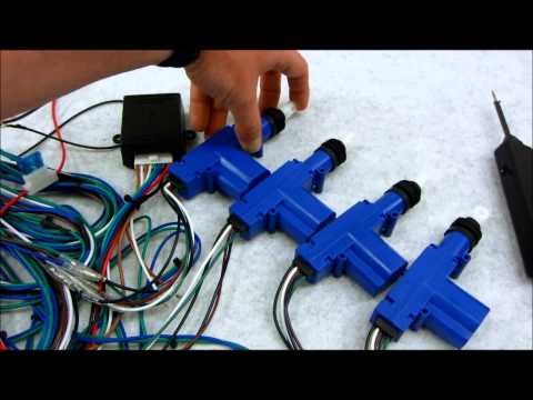 how to fit central locking in a car