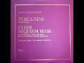 requiem aeternam, kyrie eleison


arturo toscanini (1867-1957)leads the nbc symphony orchestra in a broadcast recording of giuseppe verdi's requiem on  11.23.1940.


zinka milanov, soprano; bruna castagna, contralto; jussi bjoerling, tenor, nicola moscona, bass. the westminster choir, john finley williamson, director.