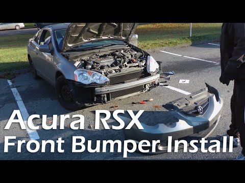 Acura RSX: Front Bumper Replacement.