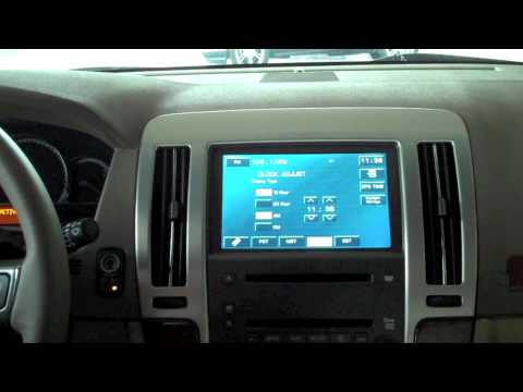 How to Change the Clock on Your Cadillac STS with Navigation