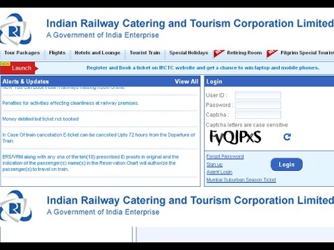 how to create irctc account