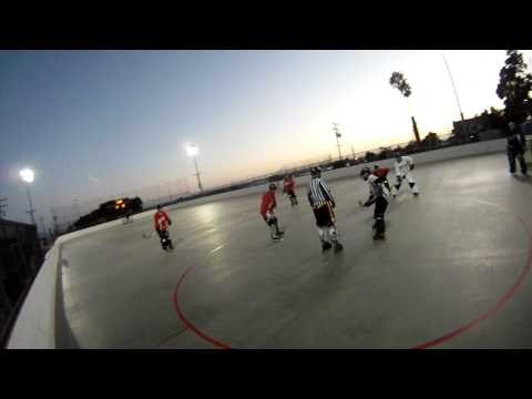 Roller hockey with gopro helmet cam 8/28/11