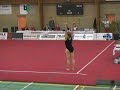 Chantal Jorna regiokampioenschap 2008 vloer