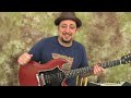 Rock and Blues Electric Guitar Solo Lesson - Blues Rock Lick on Gibson SG
