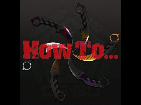 how to get knife skins in cs go