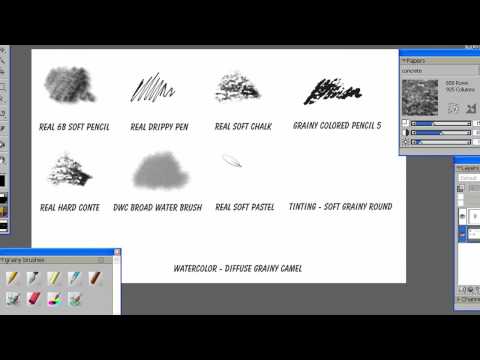 How to create custom paper textures in Corel Painter | Evelyn's Wicked ...