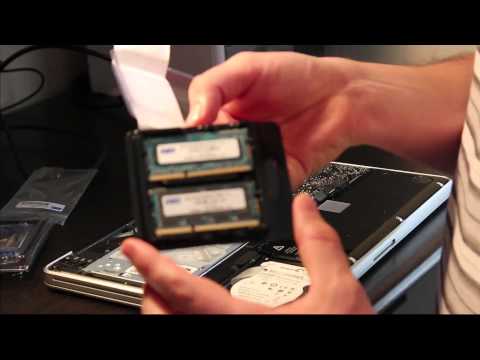 How To Install Memory And An SSD Drive Into A Macbook Pro