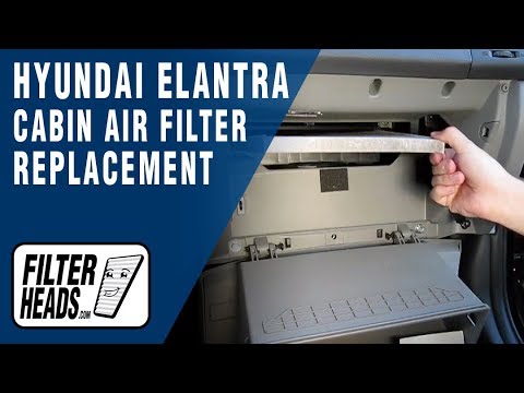 Cabin air filter replacement- Hyundai Elantra