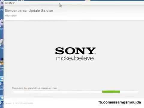 how to update with sony update service