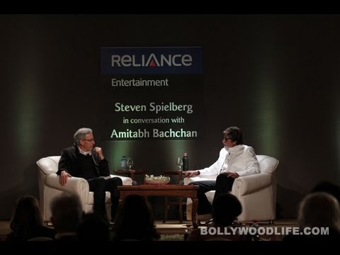 Spielberg - Watch video: Steven Spielberg says he was dying to make a Bond movie by http://bollywoodlife.com What was interesting was that during the chat, Amitabh Bachc...