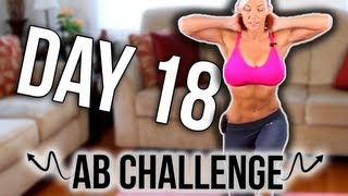 AB CHALLENGE Day 18 Intense Ab Workout!