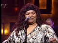 3 divas and fruteland jackson perform in reykjavik,iceland. deitra farr,zora young and grana louise and fine musicians
