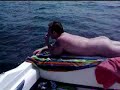 Dazza skinny dipping in St Tropez