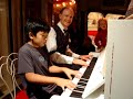Rod and Weston play 4-Hand at Disneyland
