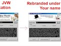 Resell rights rebranding video