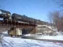IC&E train at Stillman Valley, IL (long train)