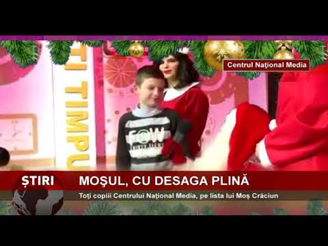 Toţi copiii Centrului Naţional Media, pe lista lui Moş Crăciun