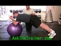 6pack Abs - Stability Ball Plank - Best Core Exercises 6pack Abs - Stability Ball Plank - Best Core Exercises