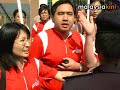 Penyokong DAP protes di depan SUK