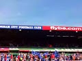 Birmingham City & Liverpool Teams Come Out Onto Pitch Birmingham City & Liverpool Teams Come Out Onto Pitch