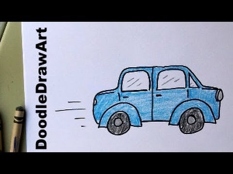 how to draw a car