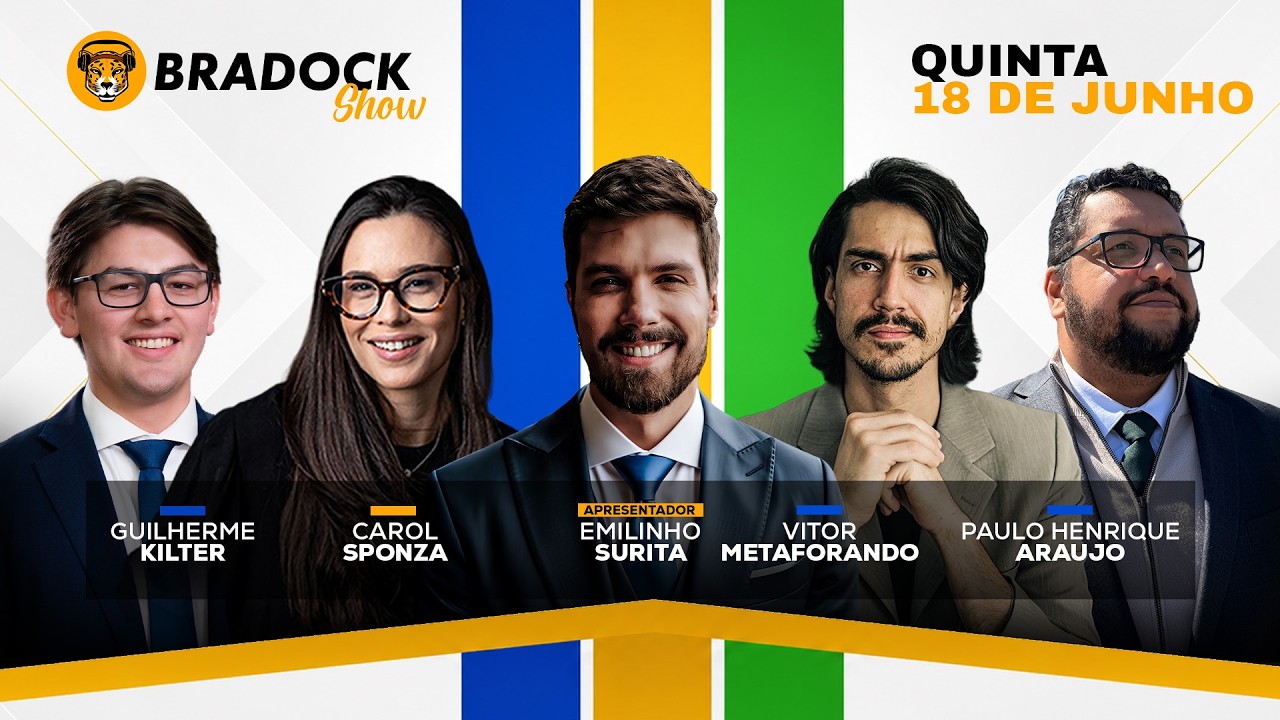 Bradock Show 18/06/26 - Emilinho, Carol Sponza, Vitor Metaforando, Gulherme Kilter e Paulo Henrique