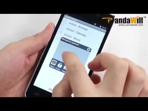 how to set gestures on android