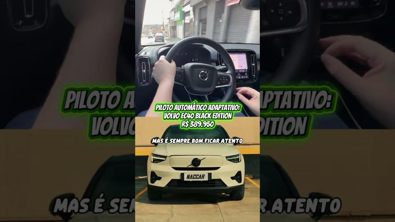 O MELHOR piloto automático do mercado falhou? Teste real com o Volvo EC40! 👀⚡