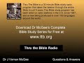 Dr J Vernon McGee Q&A - Ezekial 37 Restoration of Israel