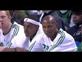 Funny Rasheed Wallace blocks Andray Blatche Celtics VS Wizards