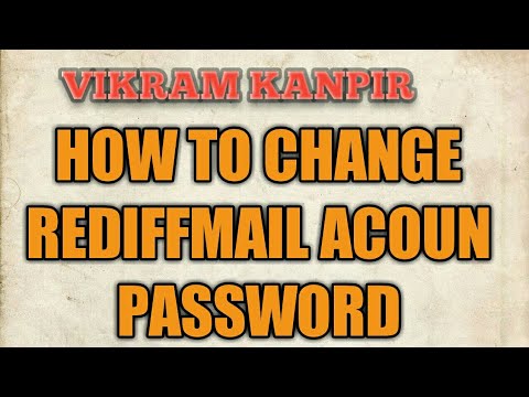 how to recover rediffmail password