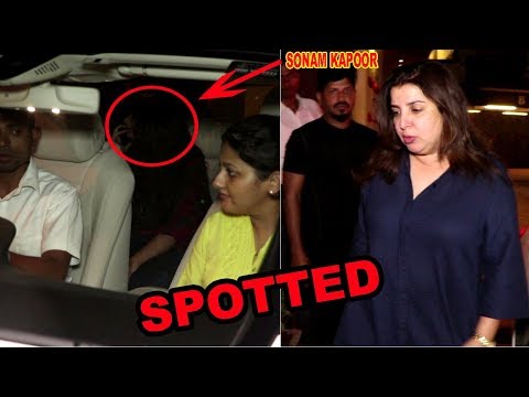 Farah Khan & Sonam Kapoor Family Spotted At Juhu