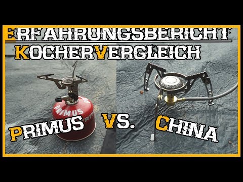 Gaskocher Stove Vergleich: Primus vs. China - Outdoor Bushcraft Deutschland Review