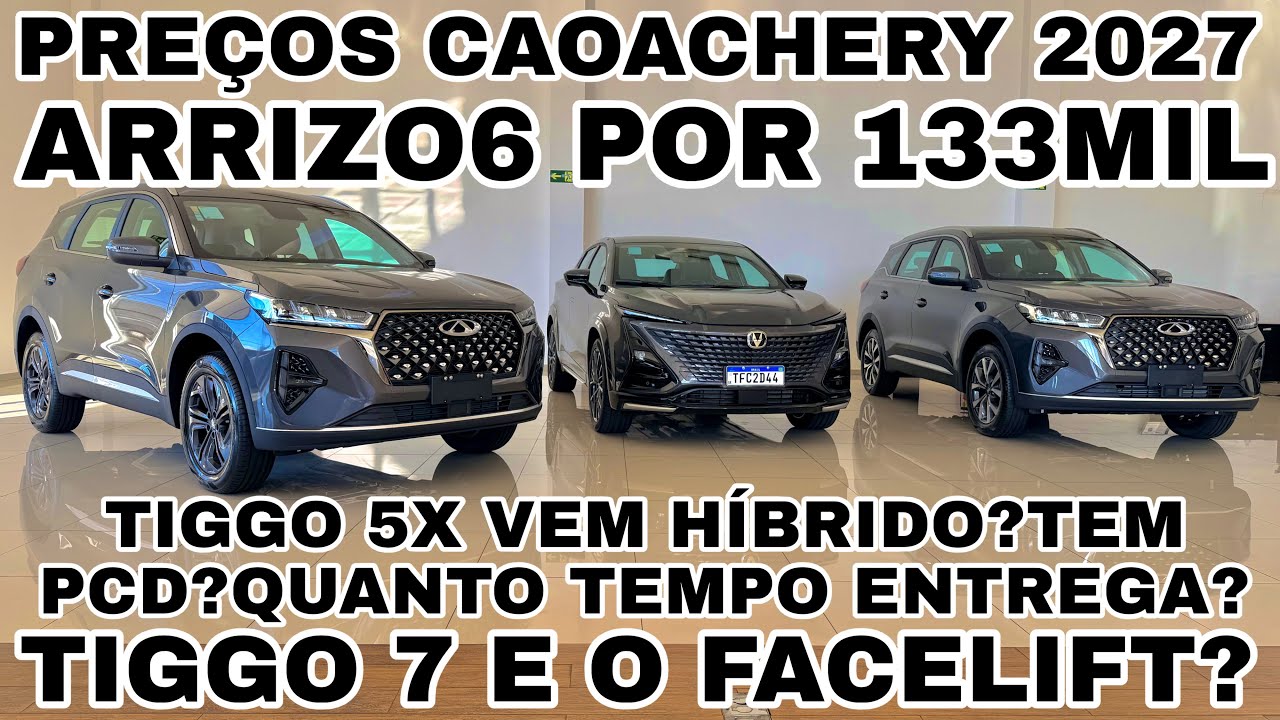 CAOACHERY MODELOS 2027 E SEUS PREÇOS EM ABRIL DE 2026 | TIREI DÚVIDAS SOBRE A MARCA CONFIRA!!