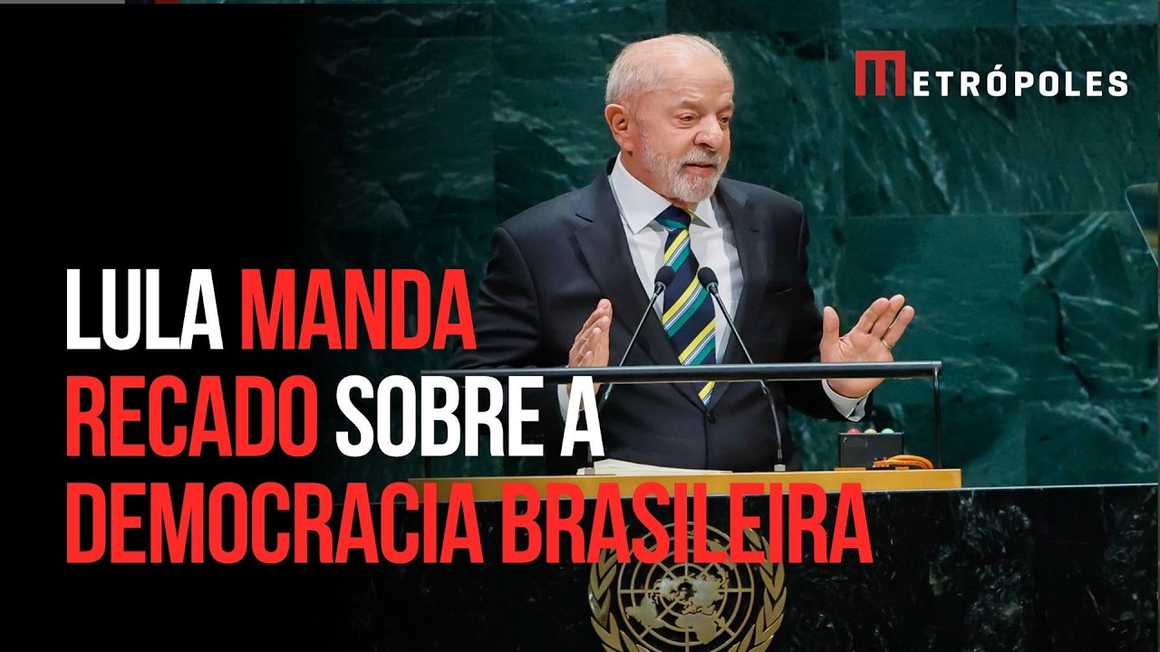 Lula na ONU: "A democracia brasileira pertence aos brasileiros"